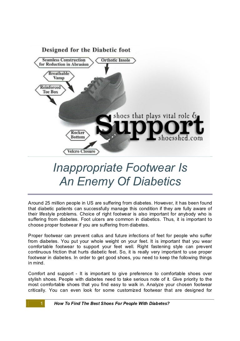 best shoes for people with diabetes