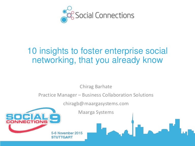 10 insights to foster enterprise social adoption, that you already kn…