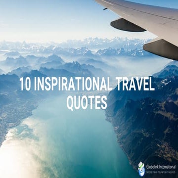 10 inspirational travel quotes | PDF