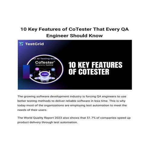 10 Key Features of CoTester That Every QA Engineer Should Know.pdf