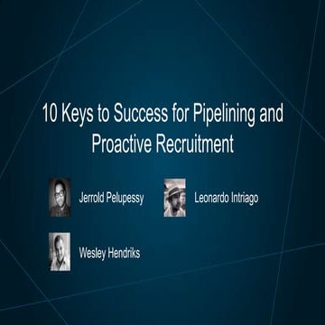 10 Keys to Success for Pipelining and Proactive Recruitment in EMEA | Talent ...