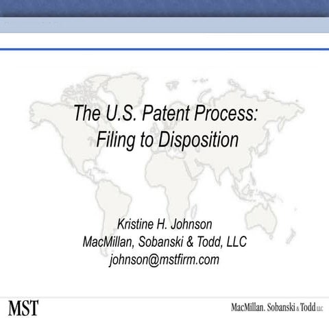 10-The U.S. Patent Process: Filing to Disposition