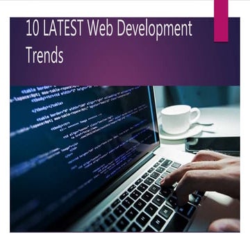 10 latest web development trends | PPTX