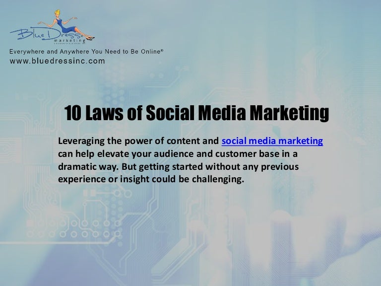 10 Laws of Social Media Marketing