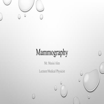 10 Lecture 10 Mammography in imaging.pptx