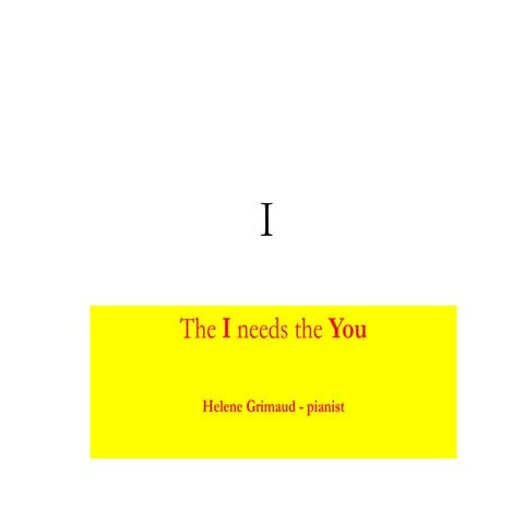 1.0 Lesson One The I Needs The You Beta One 1.06 01012010