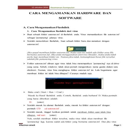 10 macam cara mengamankan file dan hardware