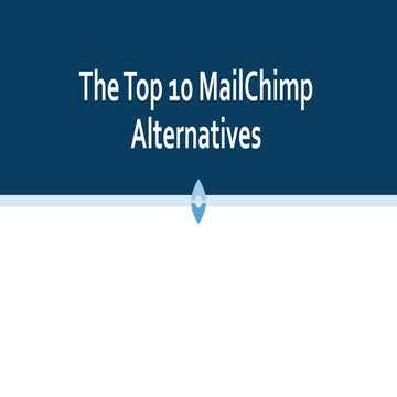 Top 10 MailChimp Alternatives 