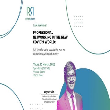 Professional Networking in the Post Covid World | PDF