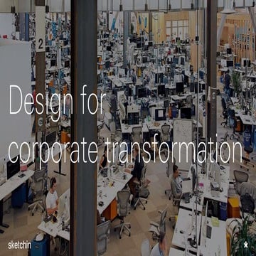 Design for the corporate transformation - Luca Mascaro