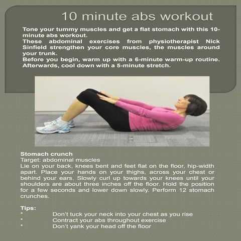  ab workouts for women 