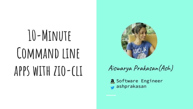 10 minute command line apps with zio cli