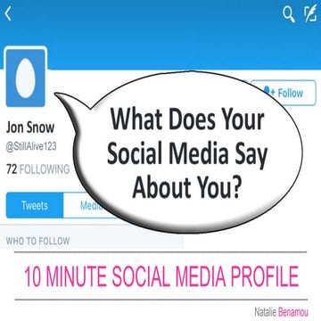 10 Minute LinkedIn Profile