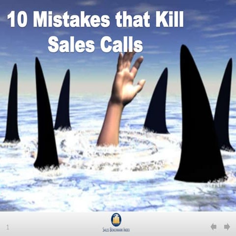 10 Mistakes that Kill Sales Calls