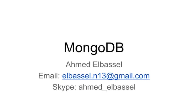 10 mongo db