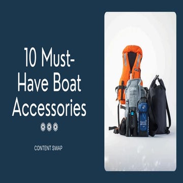 Top 10 Must-Have Boat Accessories & Products | PDF