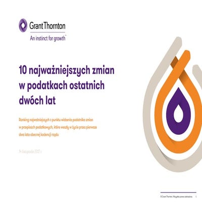10 najważniejszych zmian w podatkach ostatnich dwóch lat