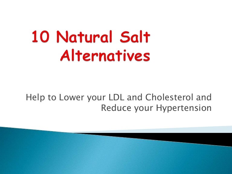 10 Natural Salt Alternatives