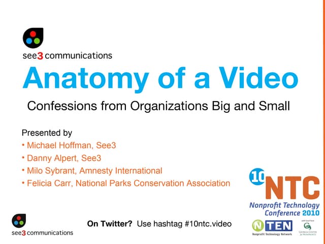 Anatomy of a Nonprofit Video