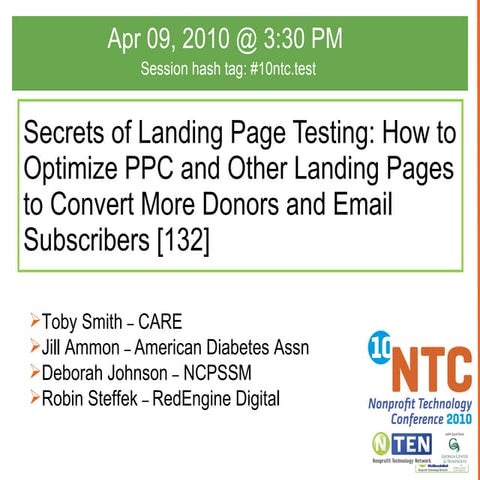 Secrets of Landing Page Testing [132] - Steffek