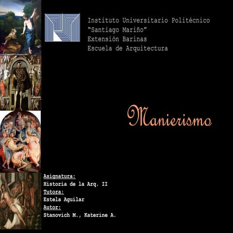 10 obras del manierismo