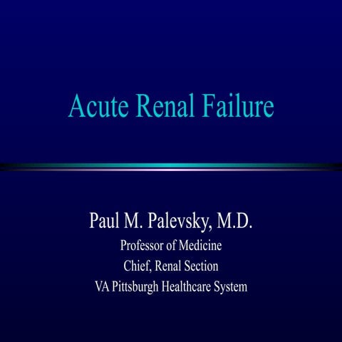 10 Palevsky   Acute Renal Failure