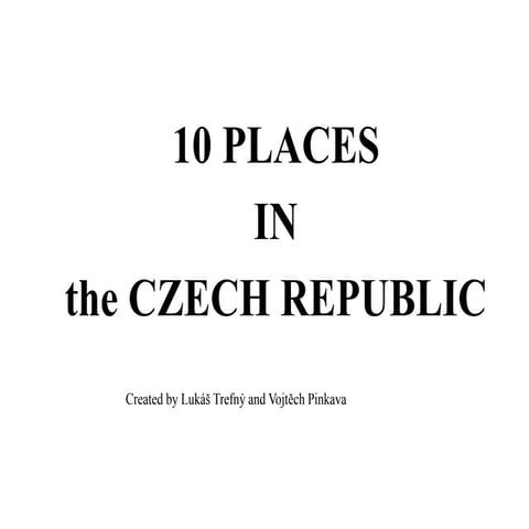 Places in the Czech Republic 