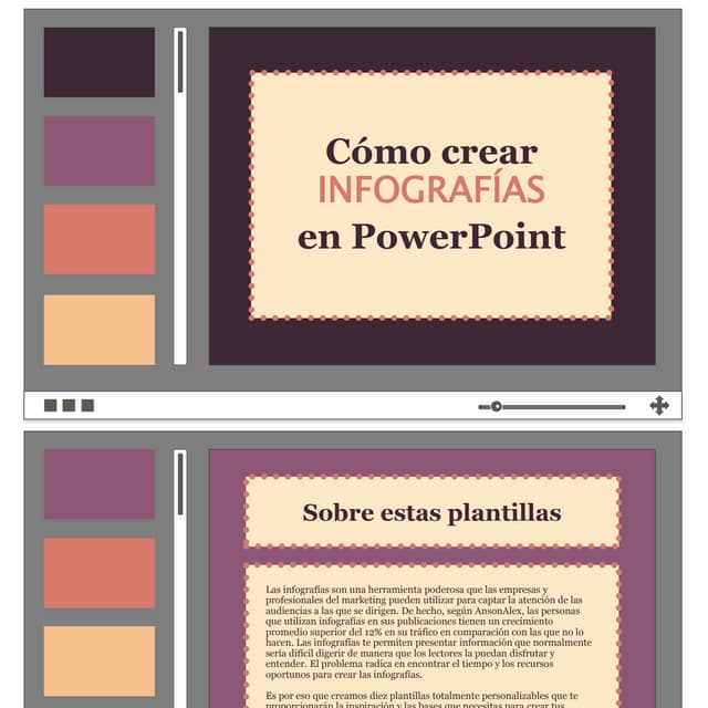 Plantillas para Infografía en PPT