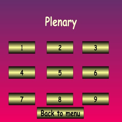 Plenary task for any topic, theme or subject