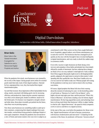 Digital Darwinism: An Interview with Brian Solis, Global Innovation Evangelis...