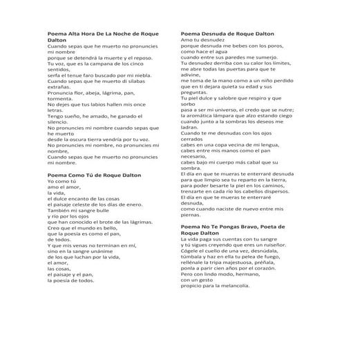 10 poemas salvadoreños