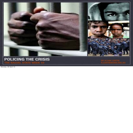 10 policing the crisis