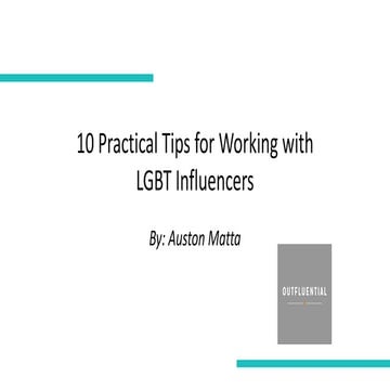 10 practical tips for working with lgbt influencers   12.11.16