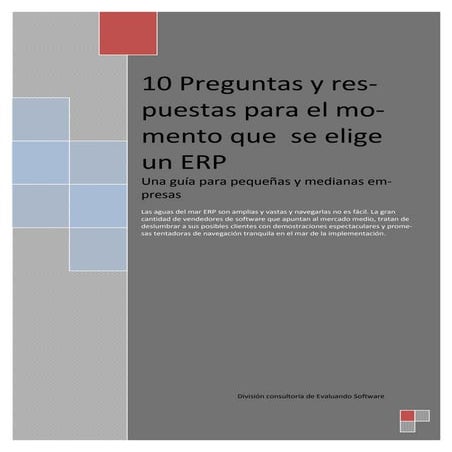 10 preguntas y respuestas para elegir un ERP