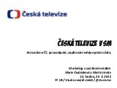 MvSM: 10) Česká televize v sociální...