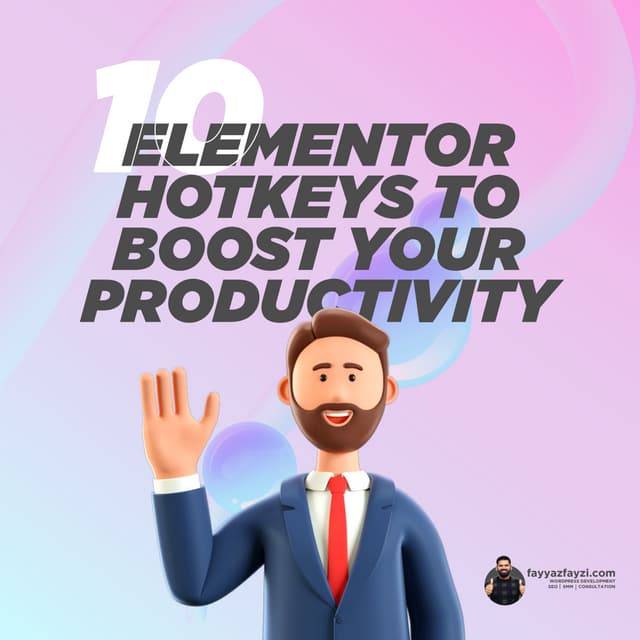 10 productivity booster hotkeys of Elmentor Page Builder.pdf