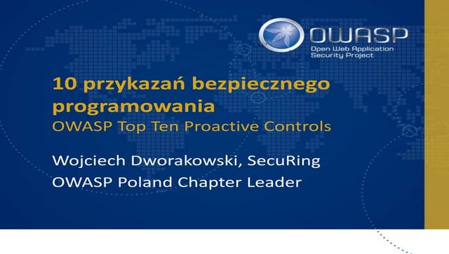 10 przykazań bezpiecznego programowania