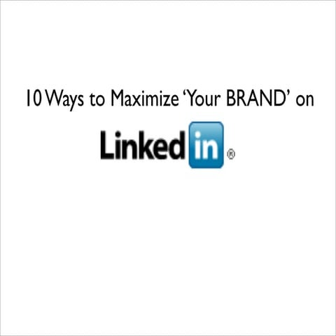 LinkedIn 10/10 2011 Pt2