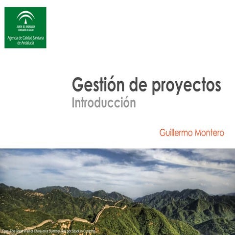 Taller Gestión de Proyectos - 1 Punto de partida