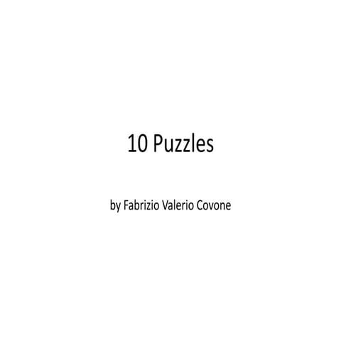 10 Puzzles Brief