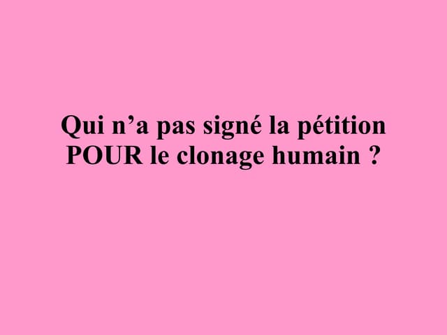 10 Qui Na Pas Signe La Petition Pou...