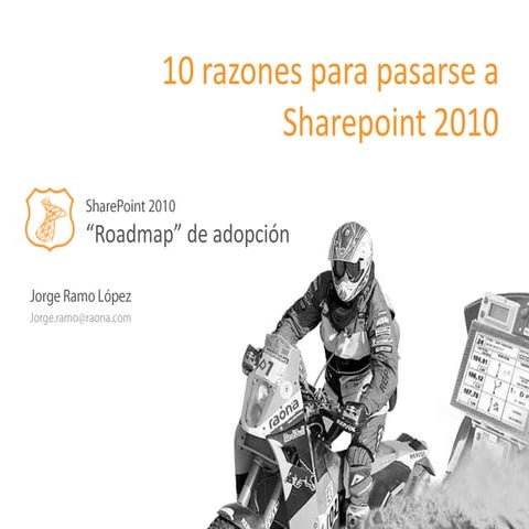 10 razones para pasarse a SharePoint 2010