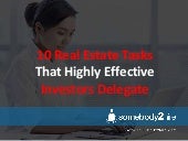 10 real estate tasks that highly ef...