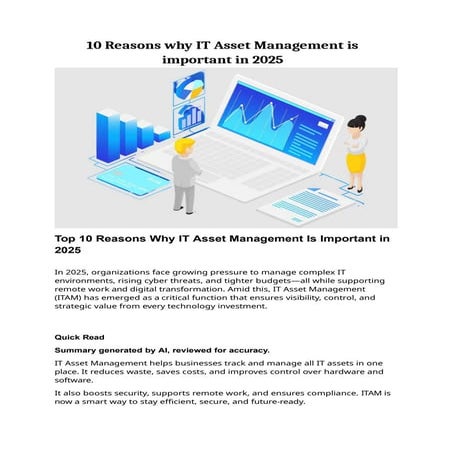 10 Reasons why IT Asset Management is important in 2025.pptx