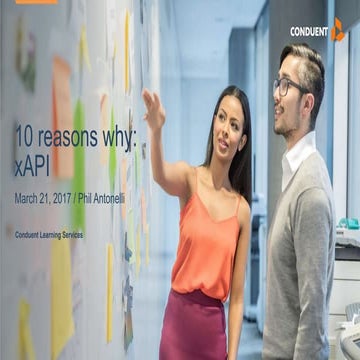10 Reasons Why: xAPI
