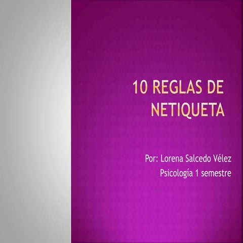 10 reglas de netiqueta