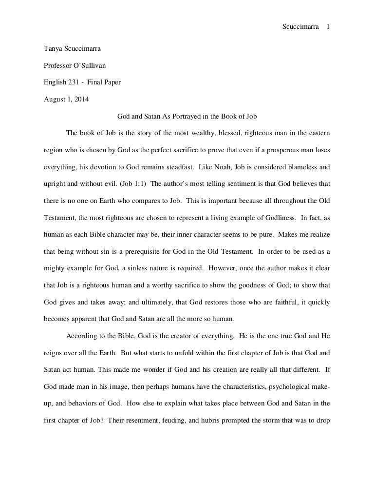 character analysis essay examples