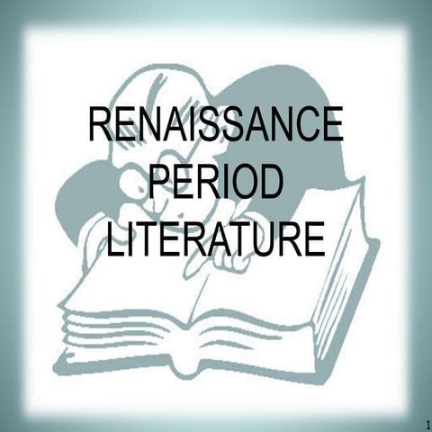 Renaissance Period Literature