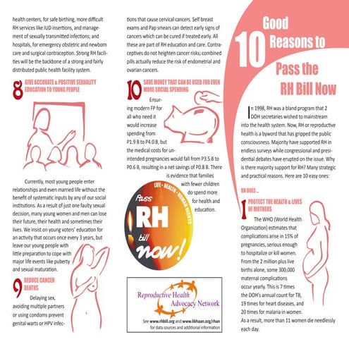 10 Good Reason to Pass RH Bill (Eng)