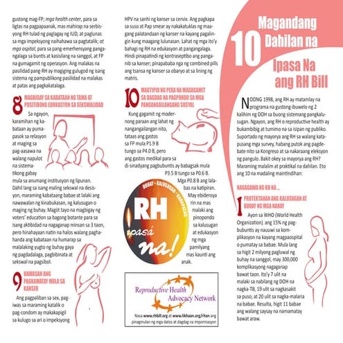 10 Good Reason to Pass RH Bill (Tag)